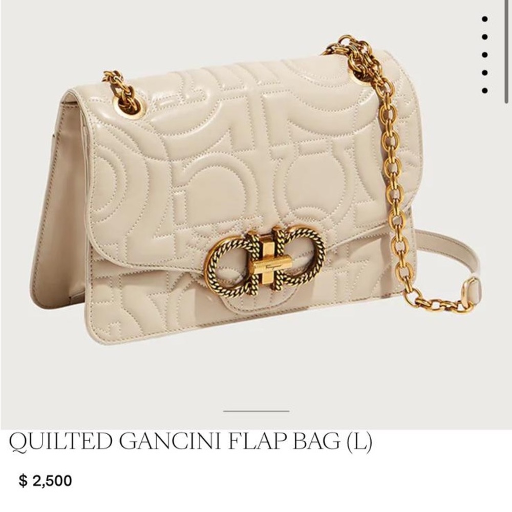 Salvatore Ferragamo quilted Gancini shoulder bag